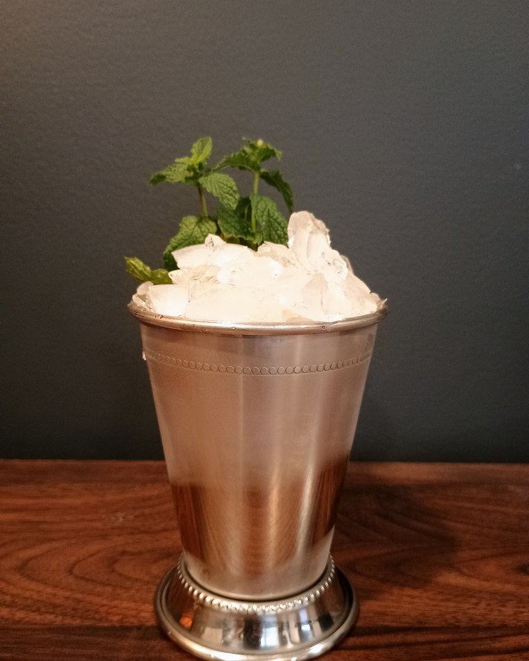 Mint Julep, a freezer batch bourbon cocktail